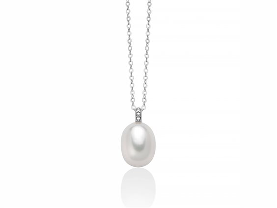 Collana Miluna Donna Perle in Oro bianco Diamante PCL6323 - PCL6323